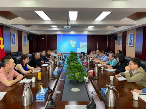 华西金控总经理周家立及副总经理张述军 等一行赴省建十二公司开展业务交流会